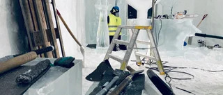 Nu startar bygget av årets ishotell