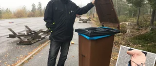 Skadegörelse och nedskräpning på Vitberget upprör: ”Jag blir rent ut sagt förbannad” 