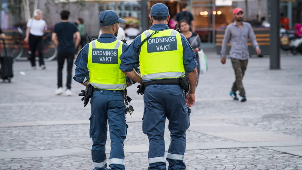 Efterfrågan på väktare är stabil - trots coronapandemin. Arkivbild.