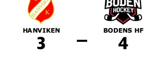 Bodens HF vann i förlängningen mot Hanviken