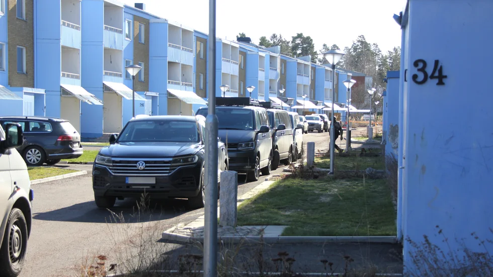 Övningen i Hultsfred fick avbrytas i förtid, när larmet om händelserna i Vetlanda kom. Insatsstyrkan fick snabbt dra vidare.