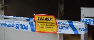 Brandlägenheten fortfarande avspärrad