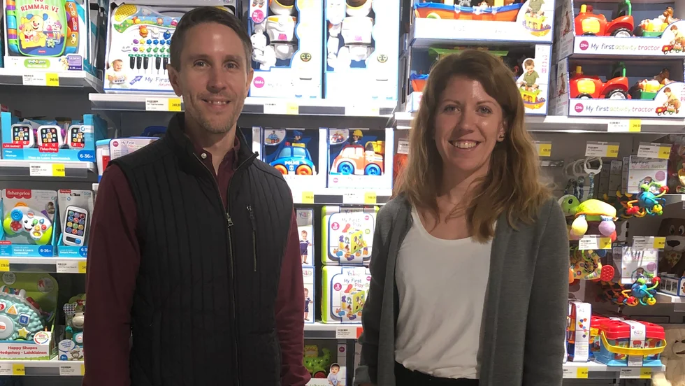 Ägarna Martin Svensson och Marina Svensson.