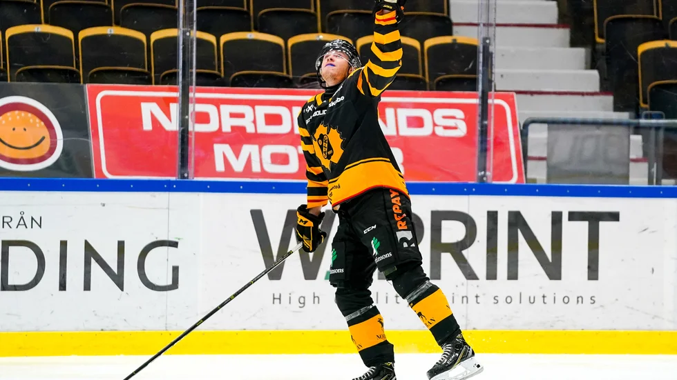 Rickard Huggs stenhårda jobb stack verkligen ut mot Linköping. Den unge forwarden låg dessutom bakom en hel del målchanser framåt. 
