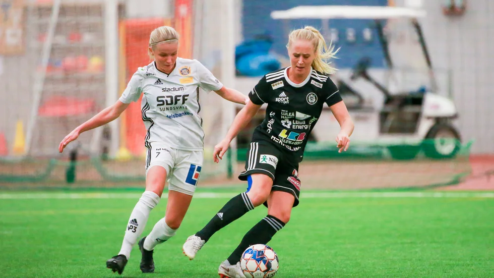 Paulina Hedquist stod för ett av målen när Notviken besegrade Umedalen på hemmaplan. 