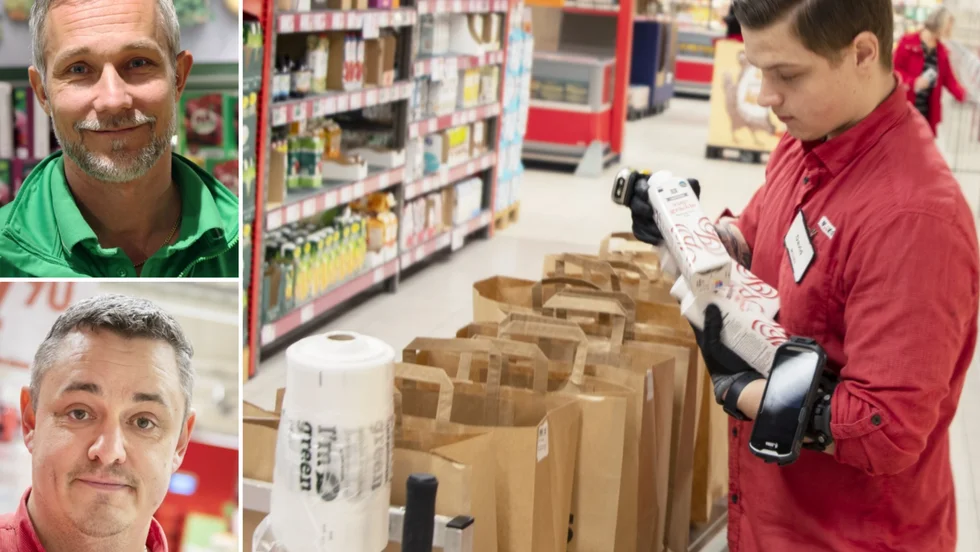 Markus Wahlgren, Stora Coop, och Mats Nilsson, Willys, säger att de sett en rejäl ökning sedan förra veckan. 