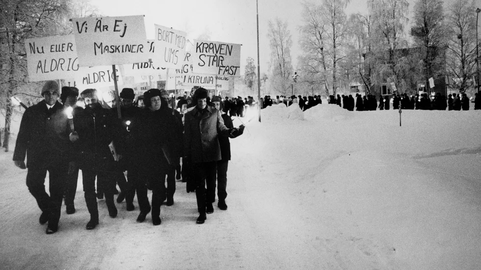 Gruvarbetarstrejken 1969 startade en strejkrörelse som bland annat resulterade i lagen om anställningsskydd 1974.