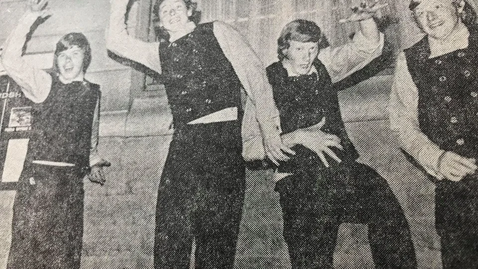 Kuriren för 50 år sedan: Ulf-Christers spelar på Statt tisdag till söndag varje vecka. Från vänster: Christer Söderlund, Anders Sundqvist, Bert Jansson samt Ulf Hellquist.