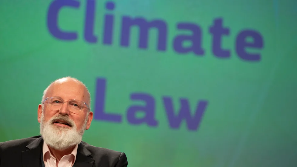 EU:s klimatgeneral Frans Timmermans ska presentera kommissionens nya energiplaner under onsdagen. Arkivfoto.