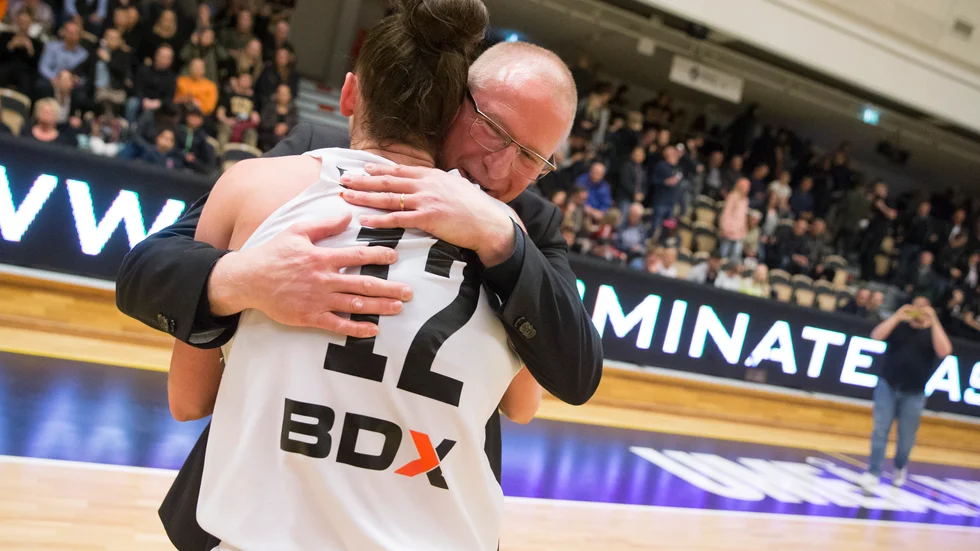 David Visscher och Anna Barthold vann två SM-guld tillsammans. Nu är ingen av dem kvar i Luleå Basket längre, men Visscher önskar att klubben tar sitt sjunde SM-guld.