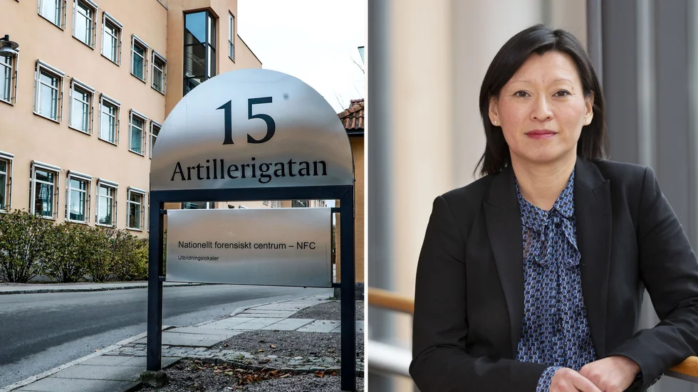 Nationellt forensiskt centrums största laboratorium huserar på Garnisonsområdet i Linköping. Avdelningschefen Helena Trolläng leder arbetet med att analysera prover från hela landet.