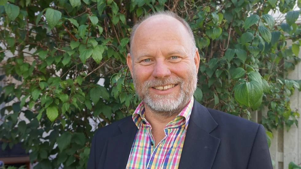 Martin Larsson (VTL) tror att Vingåker har förutsättningar att bli självförsörjande på mat, uppvärmning och boende.