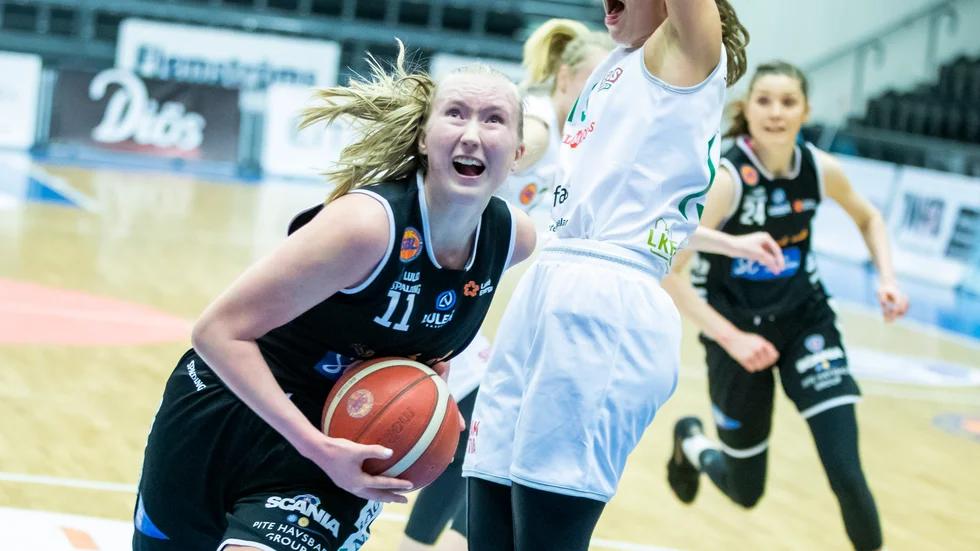 Matilda Ekh var poängbäst när Luleå Basket vann mot Eos.