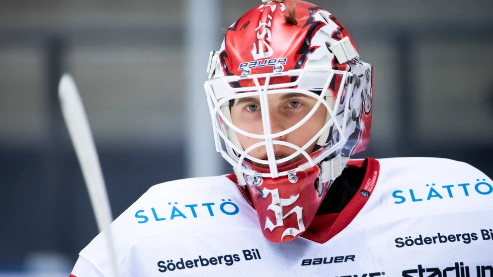 Julius Pohjanoksa stod i Vita Hästens mål – och höll nollan.