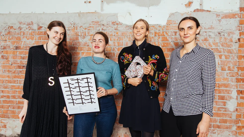Från vänster i bild: Ia Centerhall, Miriam Parkman, Siri Pettersson och Josefin Gäfvert.