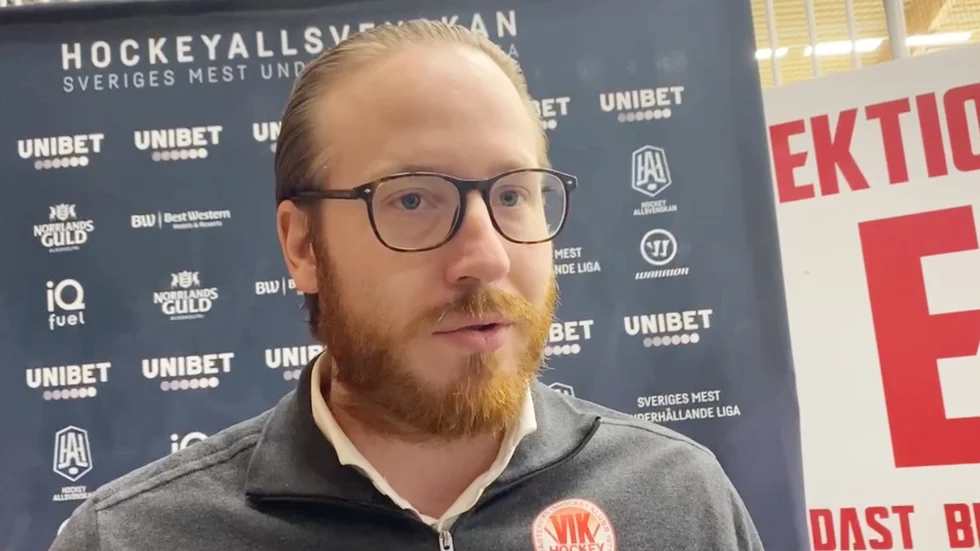 Emil Georgsson, sportchef i Västerviks IK.