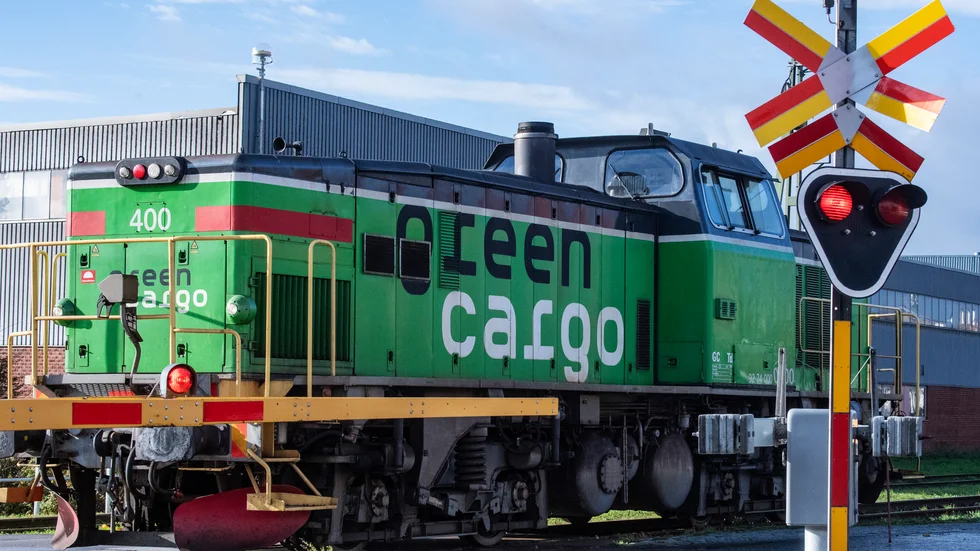 Mannen var anställd på Green Cargo när olyckan inträffade. Tåget på bilden har inget med händelsen att göra. Arkivbild.