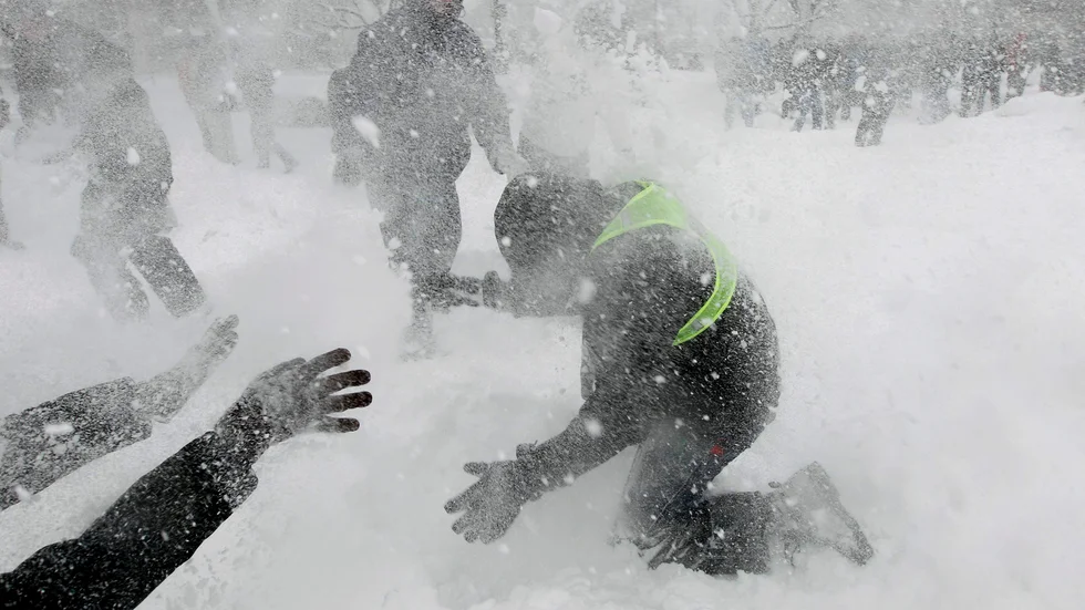 Snöbollskriget blev en dyr historia. Bilden är tagen i ett annat sammanhang. Arkivbild.