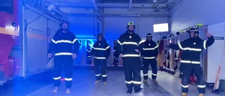 Gotländska brandmännens dans hyllas i sociala medier