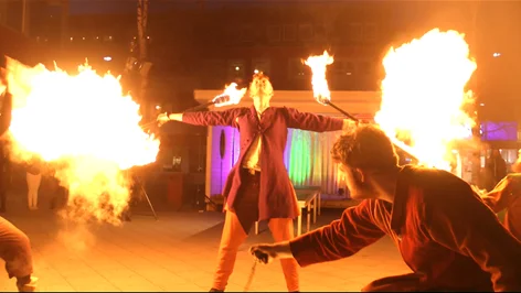 Firandet flammar upp. Cirkus med eldshow är ett av arrangemangen som föreningar i Luleå vill genomföra i samband med 400-årsjubileumet.