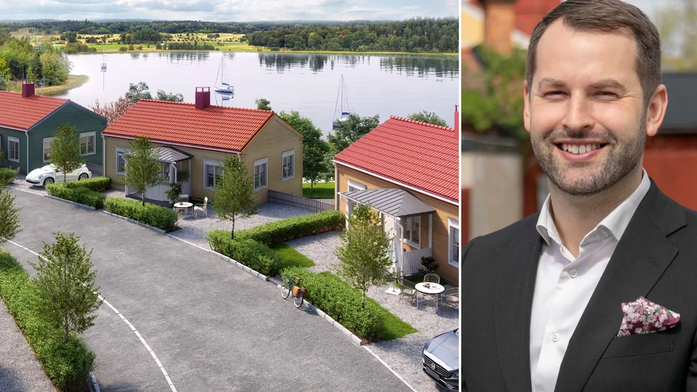 I slutet av året ska de första husen börja uppföras, exploateringen har redan startat och på fredag sker säljstarten för Lilleby utanför Mariefred, i vilken den lokala fastighetsmäklaren Sebastian Hanisch är engagerad.