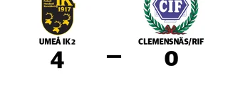 Förlust för Clemensnäs/RIF borta mot Umeå IK 2
