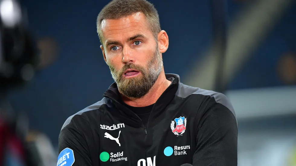 Helsingborgs tränare Olof Mellberg. Arkivbild.