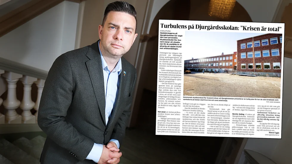 Jimmy Jansson (S) och andra i den politiska ledningen i Eskilstuna har satt i system att skylla verkliga och inbillade problem på kommunens tjänstemän.