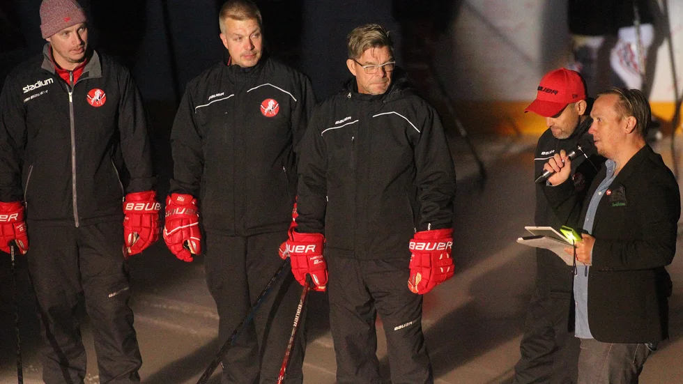 Fredrik Eriksson, Jussi Salo, Niklas Czarnecki och Tony Zabel.