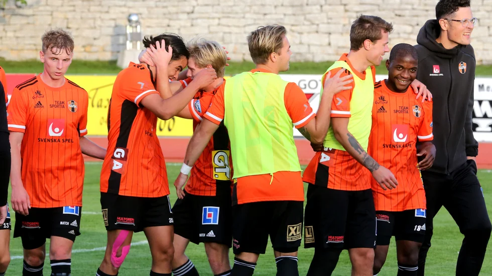  Äntligen fick FC Gute segerjubla i division 2.