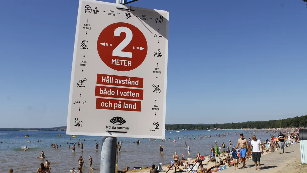 Situationen i Varamon behöver ses över, oavsett om coronapandemin fortsätter eller inte. Det menar kommunalråd Annelie Almérus. Bilden är tagen vid 14-tiden på söndagen.