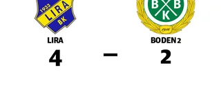 Lira segrare hemma mot Boden 2