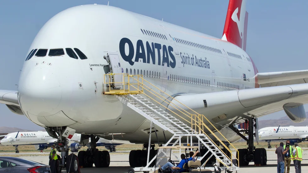 Australiska flygbolaget Qantas blöder. Arkivbild