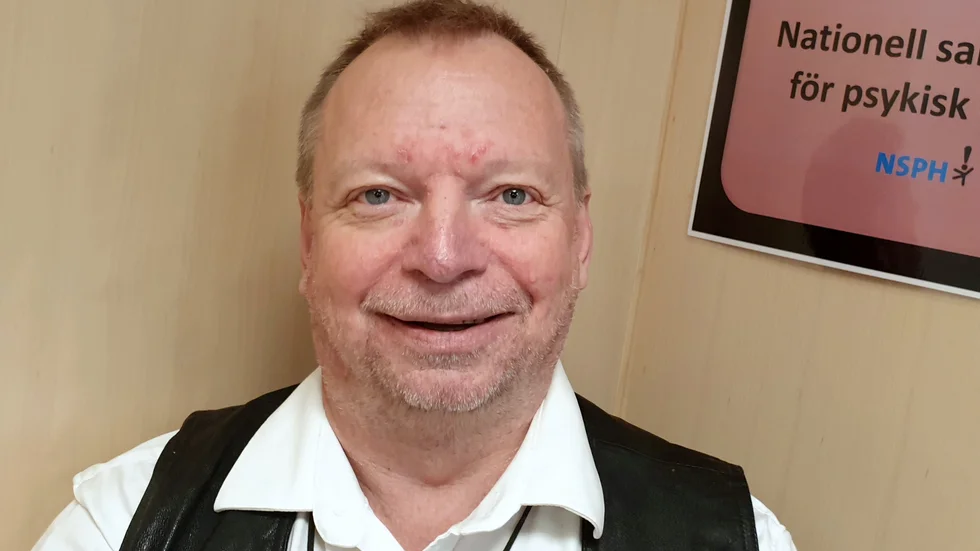 Sten Lundin, 54 år, vårdades inom rättspsykiatrin i Stockholm efter ett självmordförsök. 