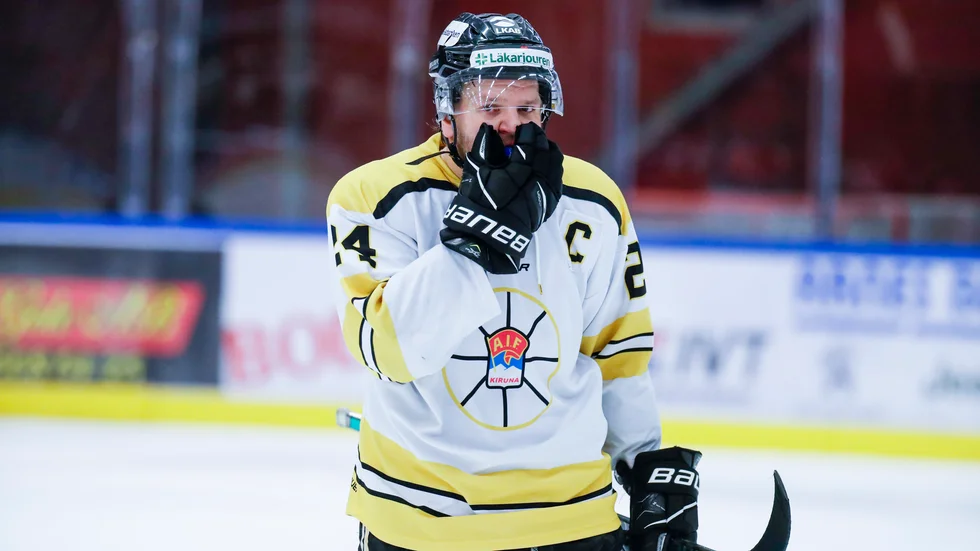 Alexander Selin och hans Kiruna AIF var nära att lugga topplaget på poäng.