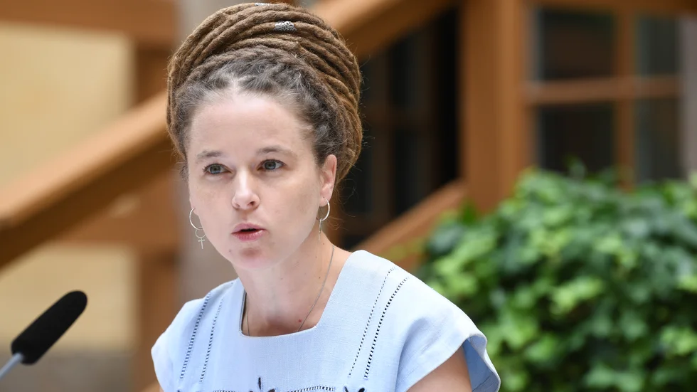 Kulturminister Amanda Lind (MP). Arkivbild.
