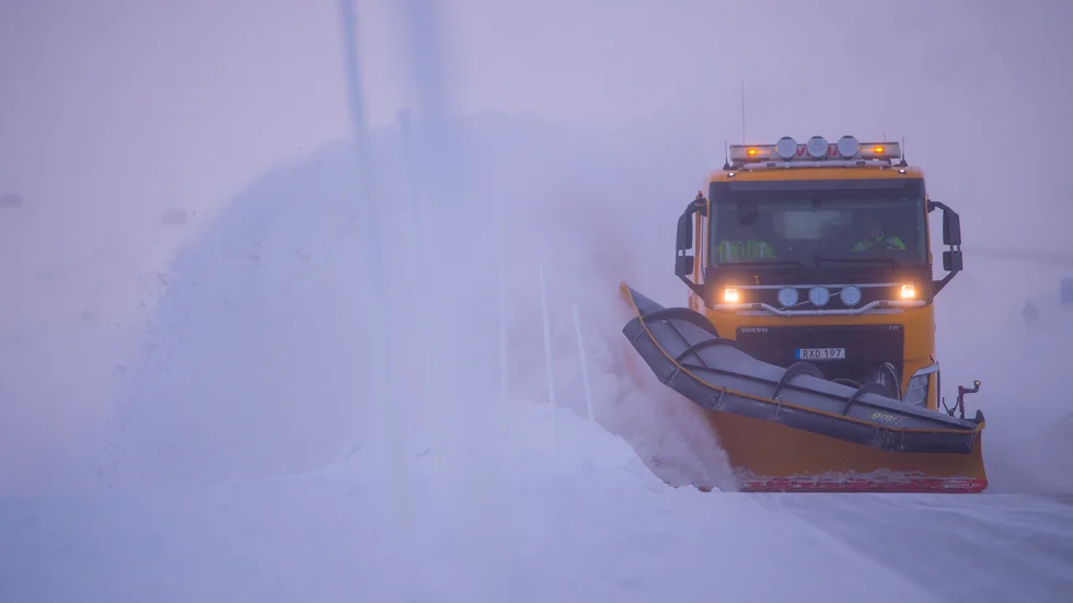 Hela Norsjö driftområde består av 815 kilometer väg.