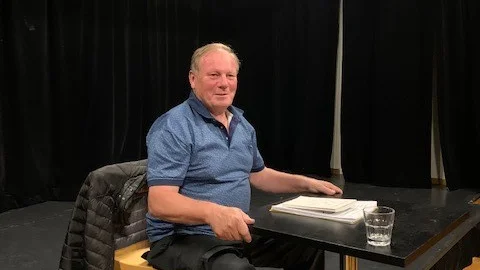 Bengt Niska föreläste under temakvällen i Pajala.