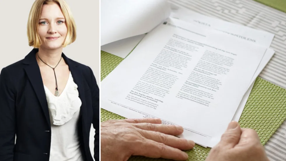 Enligt Caroline Sörgjerd, jurist i Uppsala, har allt fler yngre personer börjat skriva testamente.