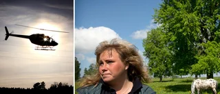 Hon har helikoptrar in på knuten