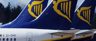 Tre Ryanairplan tvingades ner i länet