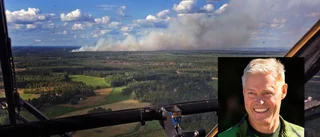 Helikopterchef: Rök och hårda vindar