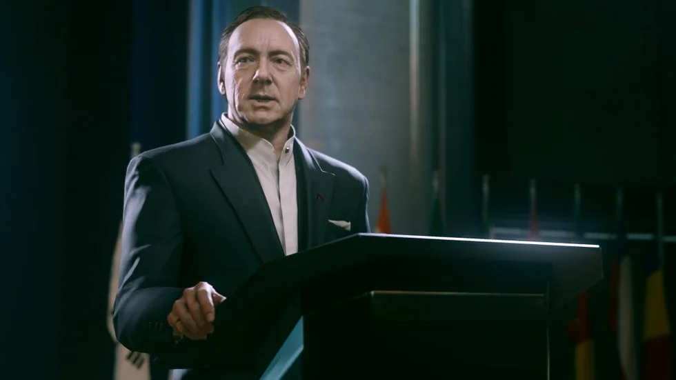 Kevin Spacey spelar en viktig roll.