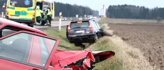 Två till sjukhus efter olycka