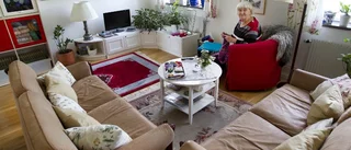 Ewa-Britt har ett slott på ett rum och kök