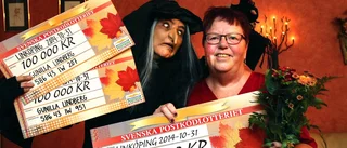 Gunilla vann 1,2 miljoner
