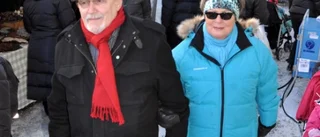 Sol, dans och våfflor på Gällivare marknad