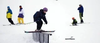 Fullt ös i Luossabacken