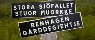 Nya vägskyltar med samiska namn sätts upp