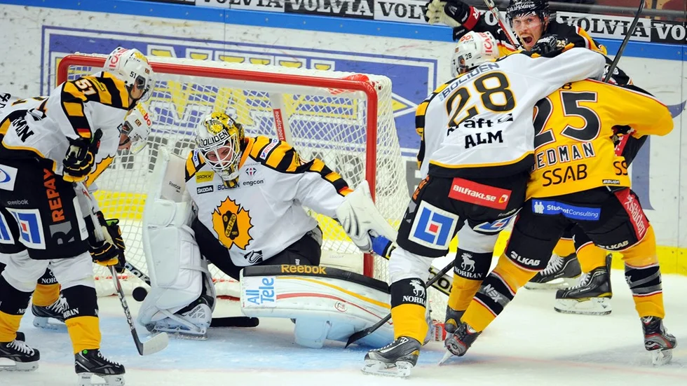 Forwarden Anton Hedman var inblandad i mycket och fick göra ett mål.